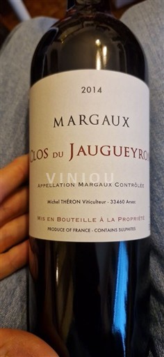 Bordeaux Margaux Clos du Jaugueyron Margaux 2014