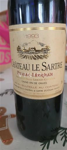 Bordeaux Pessac-Léognan Château Le Sartre 1993