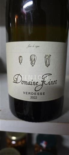 Alpes và các vùng Rhodanien Isère Domaine Finot Verdesse 2022