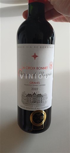 Burdeos Graves Château Respide La Croix Bonnet 2022