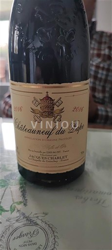 Vale do Ródano Châteauneuf-du-Pape Jacques Charlet 2016