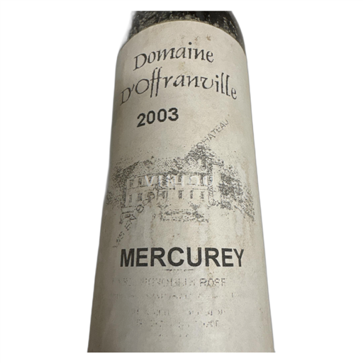 Bourgogne Mercurey Bourgogne  2003