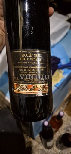 Vêneto Delle Venezie I Vini di Emilio Bulfon Piculit Neri Não Sazonado