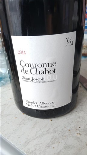 Rhônevallei Saint-Joseph Yannick Alléno & Michel Chapoutier Couronne de Chabot 2014