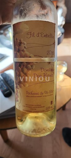 South West Pacherenc-du-Vic-Bilh Domaine Dou Bérès Fil d'Embellie 2016