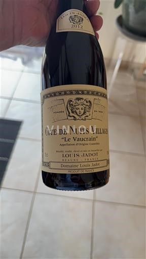 Burgundsko Côte de nuits villages Domaine Louis Jadot Le Vaucrain 2012