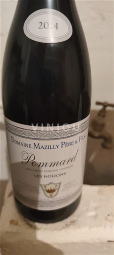 Burgundy Pommard Domaine Mazilly Père & Fils Les Noizons 2014