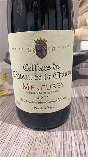 Burgundsko Mercurey Château Celliers du Château de la Chaume 2019