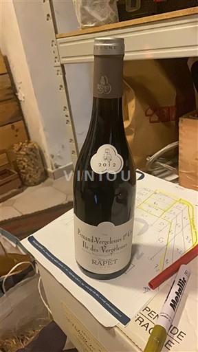Borgoña Pernand-Vergelesses Premier Cru Rapet Ile des Vergelesses 2012