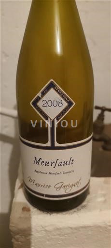 Bourgogne Meursault Maurice Gavignet 2008