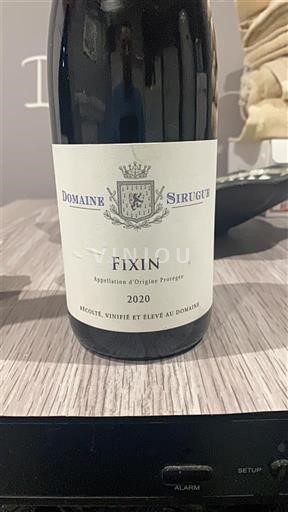 Bourgogne Fixin Domaine Sirugue 2020