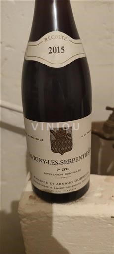 Borgonha Savigny-lès-Beaune Premier Cru Philippe et Arnaud Dubreuil 2015
