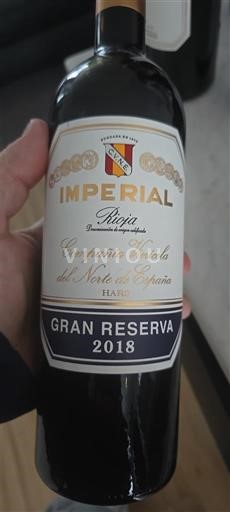 La Rioja Rioja Compañía Vinícola del Norte de España Imperial Gran Reserva 2018