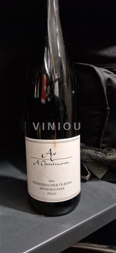 Palatinat Pfalška A. Christmann Königsbacher Ölberg Spätburgunder 2004