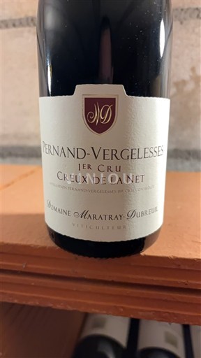 Bourgogne Pernand-vergelesses Premier Cru Domaine Maratray-Dubreuil Creux de la Net Non Millésimé