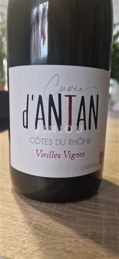 Vale do Ródano Côtes-do-Ródano Castelas d'Antan Vieilles Vignes Não Sazonado