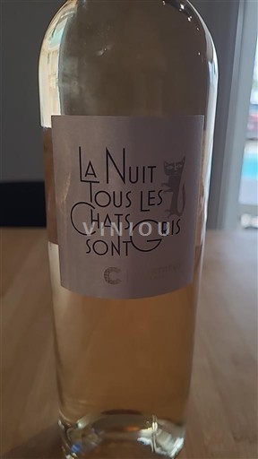 Vin Rosé sec La Nuit Tous Les Chats Sont Gris 2024 France Languedoc et Roussillon Pays d'oc IGP