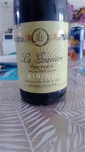 Vine Rouge sec La Gravière Dufouleur Père & Fils Non millésimé Frankrig Rhône-dalen Ventoux AOC