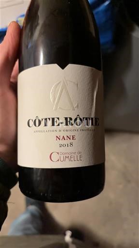 Rhônedalen Côte-rôtie Domaine Cumelle Nane 2018
