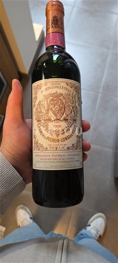 Bordeaux Pauillac Grand Cru Château Pichon-Longueville Baron 1998