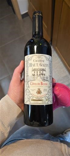 Bordeaux Côtes-de-bourg Château Haut Gazin 2011