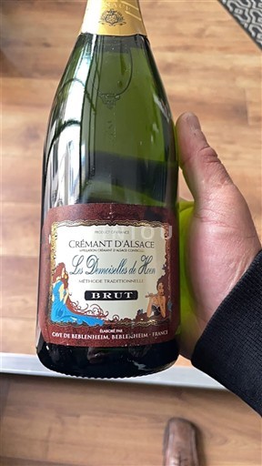 Alsace Crémant d'Alsace Les Demoiselles de Huen Icke årgångsbetecknad