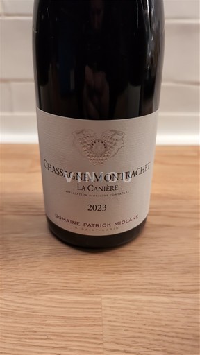 Borgoña Chassagne-Montrachet Domaine Patrick Miolane La Canière 2023
