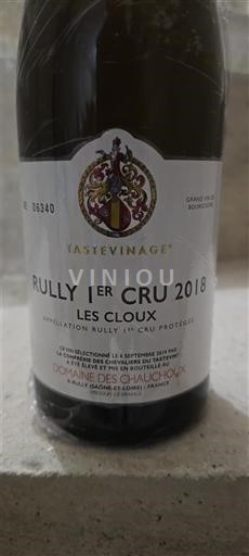 Burgundsko Rully Premier Cru Domaine S Chauchoux Les Cloux 2018
