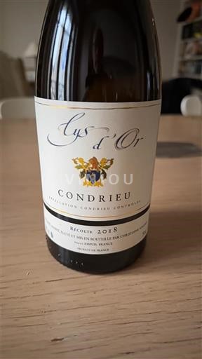 Rhône Valley Condrieu Lys d'Or 2018