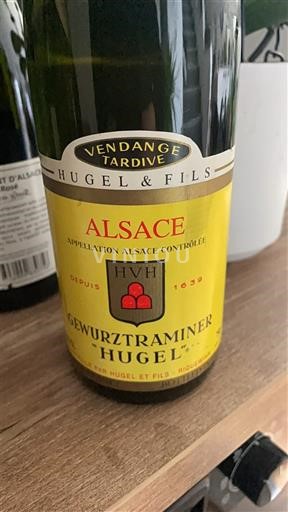 Alsasko Vendanges Tardives Hugel & Fils Vendange Tardive 2005