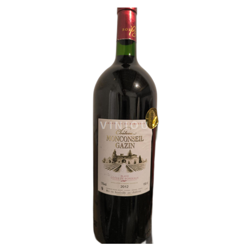 Bordeaux Blaye-côtes-de-bordeaux Château Monconseil Gazin 2012