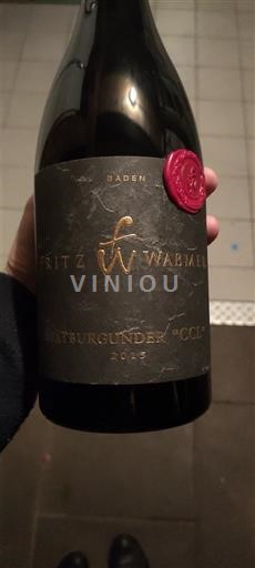 Baden Fritz Waßmer Spätburgunder CCL 2015