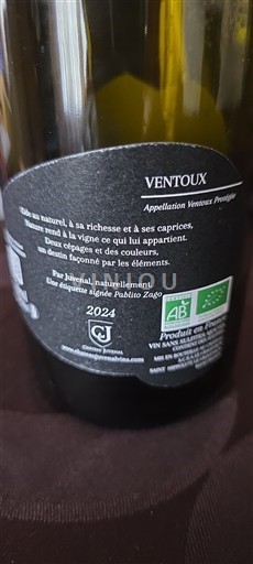 Vin Rouge sec Château Juvenal 2024 France Vallée du Rhône Ventoux AOC