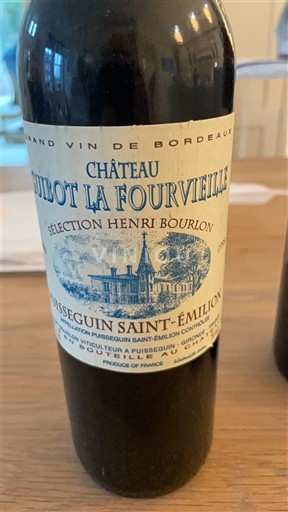 Bordeaux Puisseguin-saint-émilion Château Puybot La Fourvieille Sélection Henri Bourlon Neročník