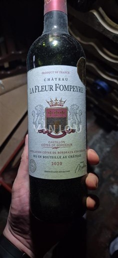 Bordeaux Castillon Côtes de Bordeaux Château La Fleur Rompeyre 2020