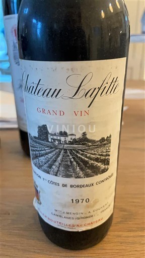 Bordeaux Côtes de Bordeaux Château Lafitte Grand Vin 1970