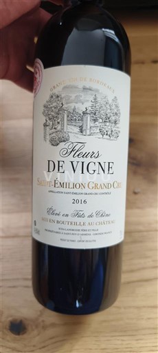 Bordeaux Saint-Émilion Grand Cru Grand Cru Grand Cru de Rambeau Fleurs de Vigne 2016