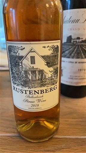 Kustområdet Stellenbosch Rustenberg Straw Wine 2018