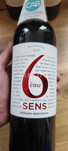 Vine Rouge sec 6ème Sens Gérard Bertrand 2019 Frankrig Languedoc og Roussillon Pays d'Oc IGP