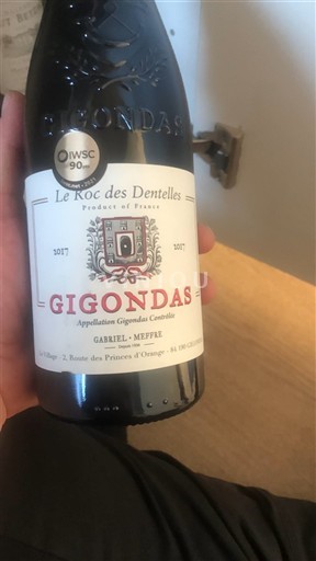 Rhône-dalen Gigondas Gabriel Meffre Le Roc des Dentelles 2017