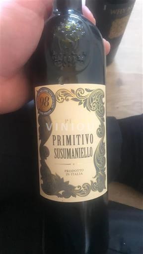 Viner Rouge sec Primitivo Susumaniello 2023 Italien Apulien Susumaniello Salento IGT