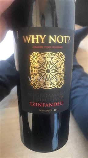 Rượu vang Rouge sec Why Not 2024 Ý Puglia IGT