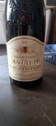 Rhône-dalen Gigondas Domaine La Mavette 2016
