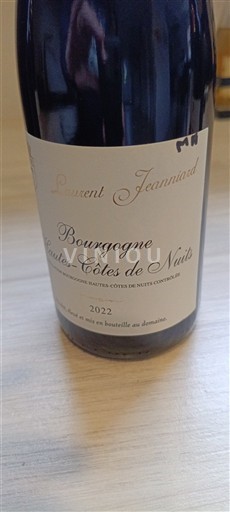Borgoña Hautes Côtes de Nuits Laurent Jeanniard 2022