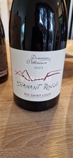 Languedoc Pic-saint-loup Domaine Villeneuve Diamant Rouge 2023