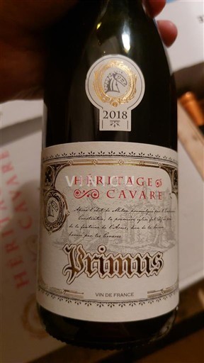 Languedoc Héritage de Cavare Primus 2018