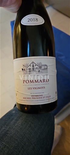 Borgoña Pommard Domaine Michel Prunier et Fille Les Vignots 2018