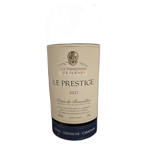 Roussillon Côtes-du-Roussillon Les Vignerons des Albères Le Prestige 2021