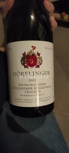 Baden Dörflinger Spätburgunder Müllheimer Reggenhag Trocken im Barrique gereift 2021