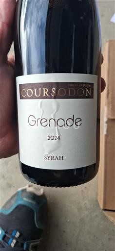 Vine Rouge sec Grenade Coursodon 2024 Frankrig Rhône-dalen Saint-Joseph AOC